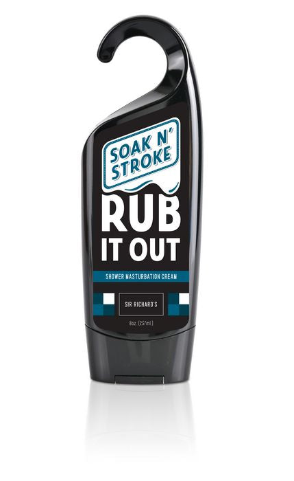 Sir Richards Soak N Stroke Rub It Out  8 Oz Oil Based Shower Masturbation Cream