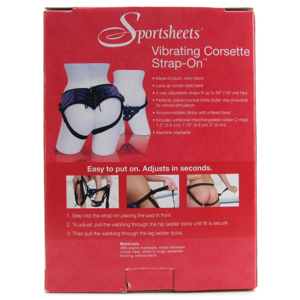 Sportsheets Vibrating Corsette Strap-On Harness by  Sport Sheets -  - 6