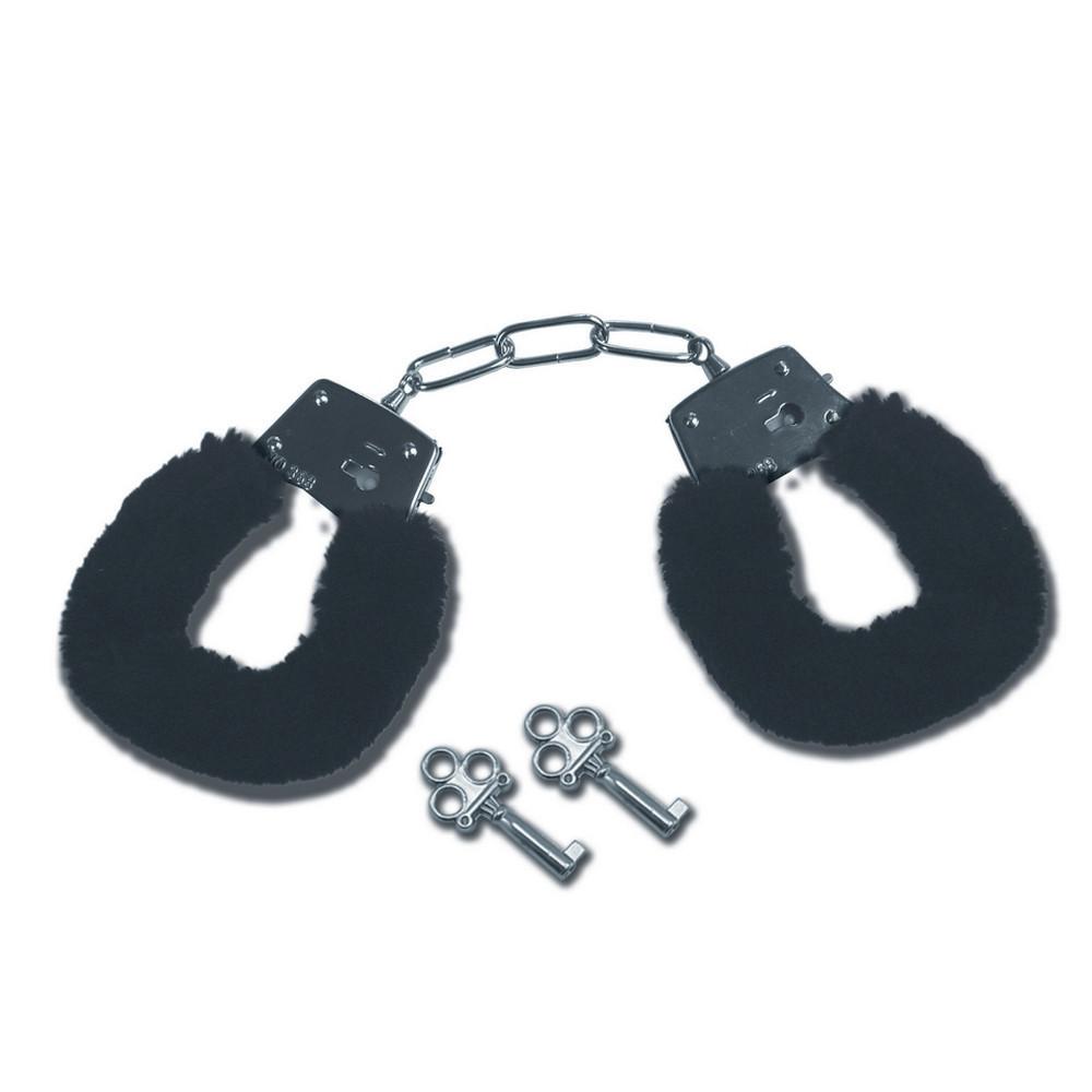 Black Furry Handcuffs by  Sport Sheets -  - 1