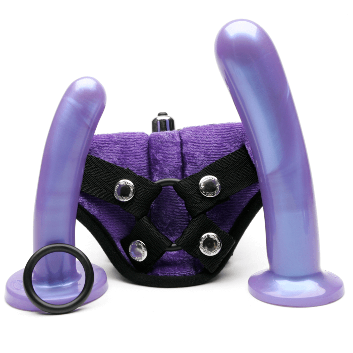 Tantus Bend Over Intermediate Harness Kit With 2 Dildos