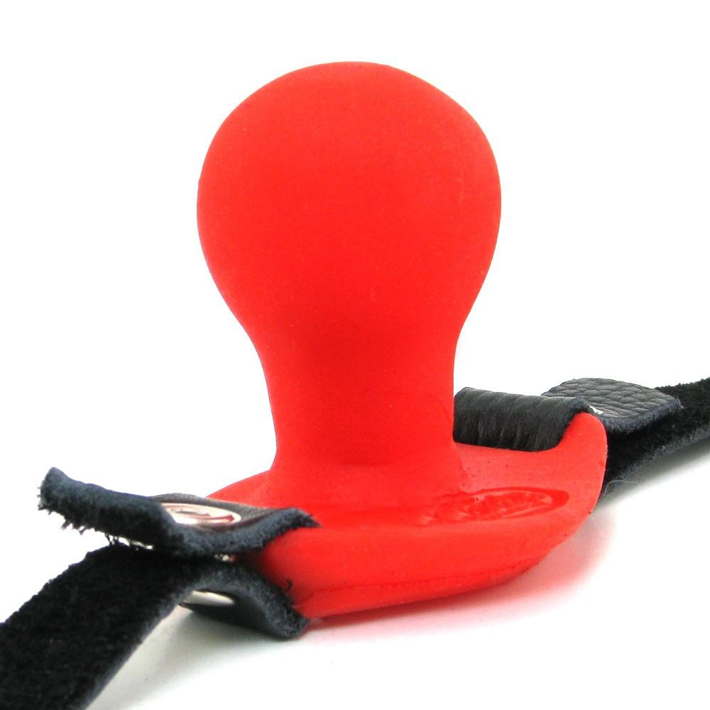 Tantus Beginner's Silicone and Leather Ball Gag by  Tantus -  - 4