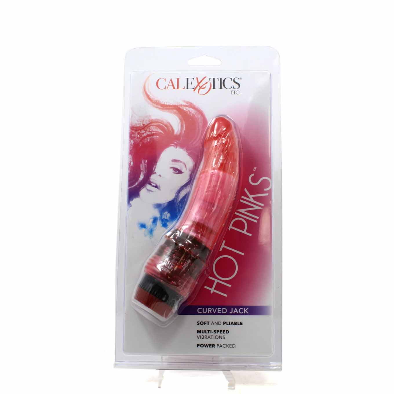 Curved 6.5 Inch Realistic Penis Vibrating Dildo