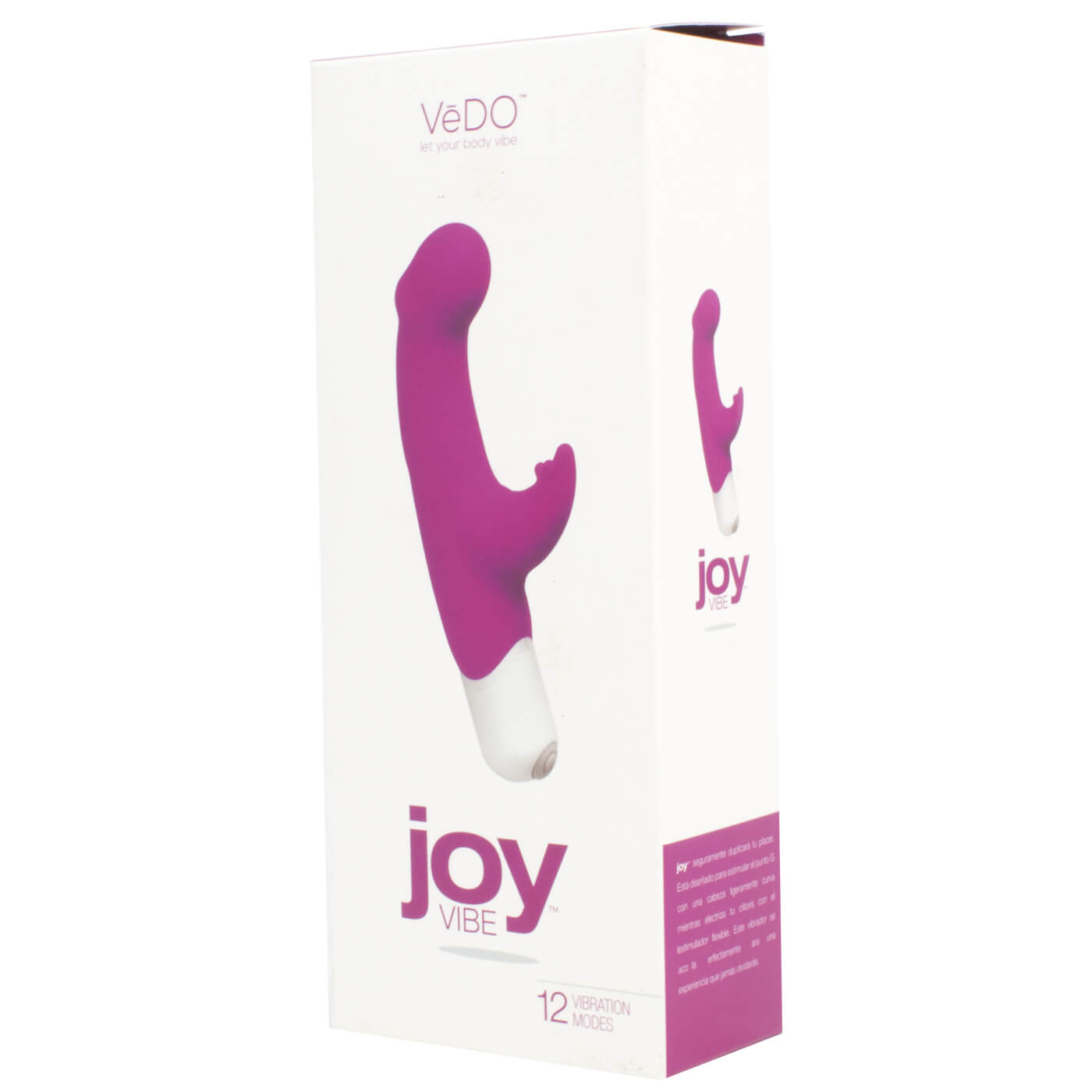 Vedo Joy Extra Quiet 12 Function Waterproof G-Spot Rabbit Vibrator