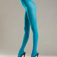 Opaque Nylon Pantyhose Turquoise by  BEW - 