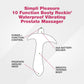 Simpli Pleasure 10 Function Booty Rockin' Waterproof Vibrating Prostate Massager