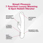 Simpli Pleasure 7 Function Luxury Warming G-Spot Rabbit Vibrator