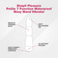 Simpli Pleasure Petite 7 Function Waterproof Wavy Wand Vibrator