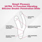 Simpli Pleasure ULTRA 10 Function Vibrating Silicone Double Penetration Dildo