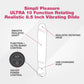 Simpli Pleasure ULTRA 10 Function Rotating Realistic 8.5 Inch Vibrating Dildo