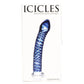 Icicles No. 29 Glass Dildo in Blue