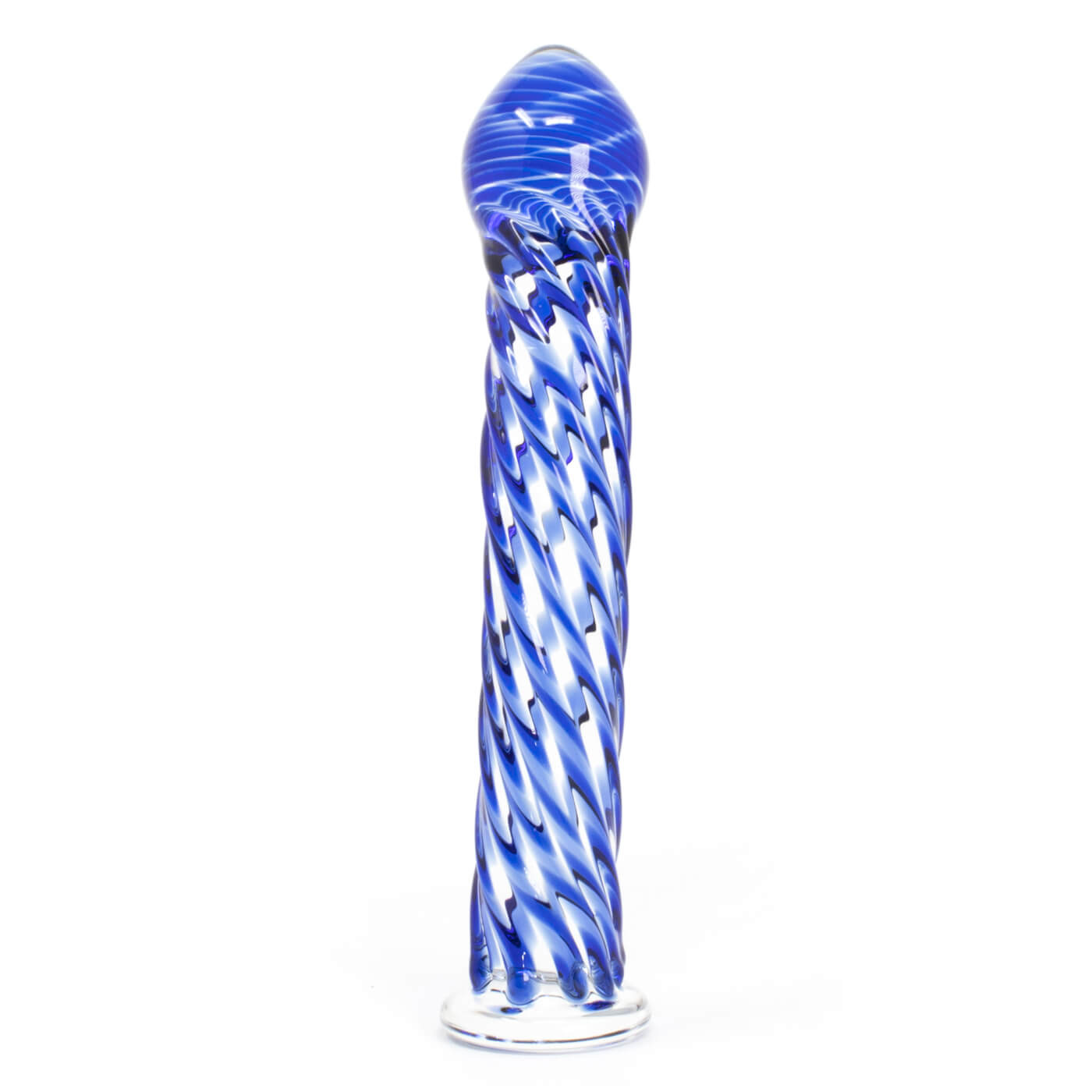 Icicles No. 29 Glass Dildo in Blue