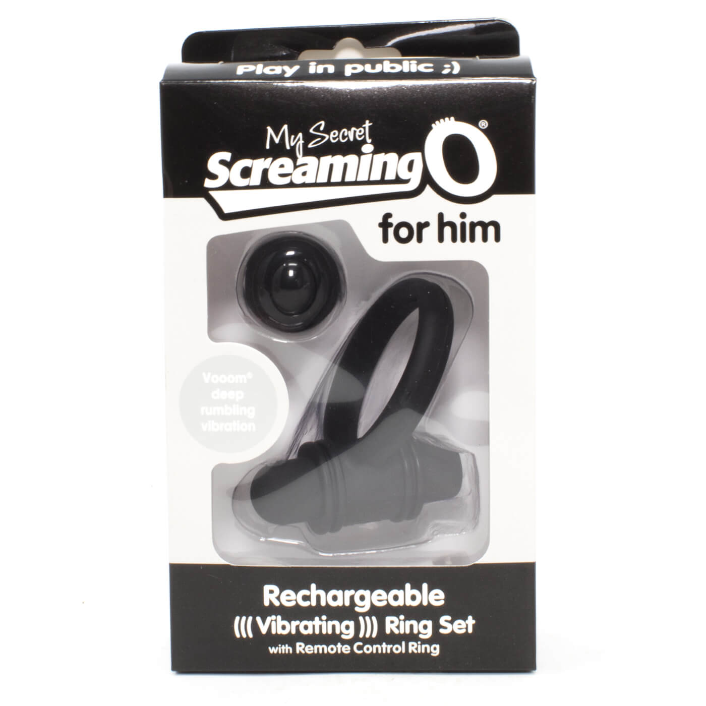 Screaming O My Secret Rechargeable Bullet Vibe and Wireless Ring Remote Set For Men