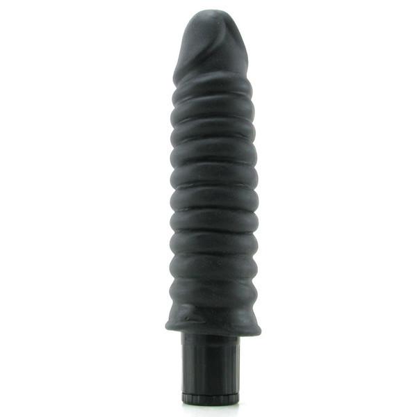 Real Feel No.7 Thick Ribbed 9 Inch Realistic Vibrating Dildo by  Pipedream -  - 2