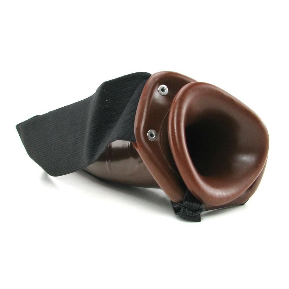 Fetish Fantasy 7.5 Inch Men's Hollow Strap-On in Chocolate by  Pipedream -  - 3