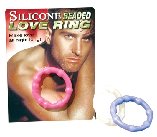 Silicone Beaded Love Ring