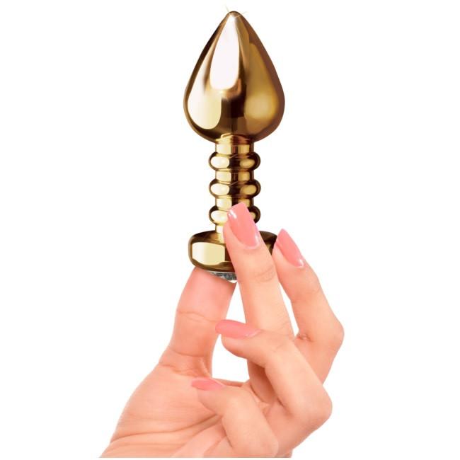 Gold 'Luv Plug' Heavy Anal Toy