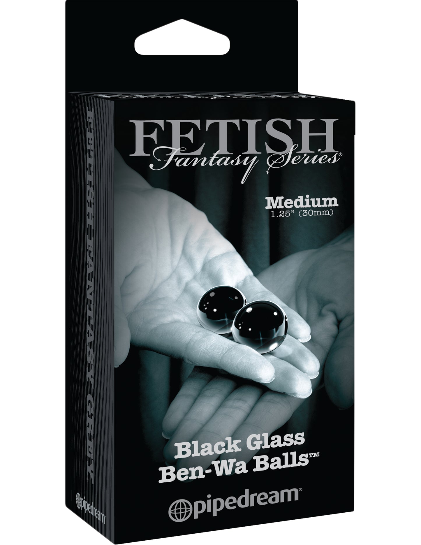 Black Glass Ben-Wa Balls Medium by Fetish Fantasy Limited Edition
