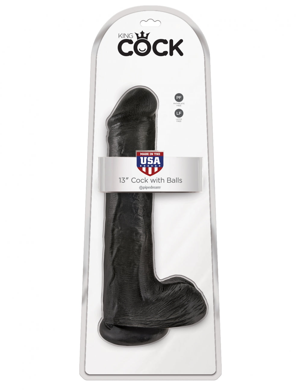 King Cock 13" Cock with Balls