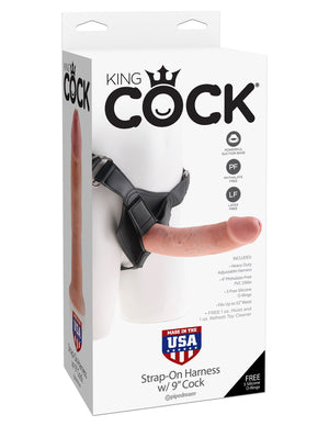Strap-On Harness w/ 9" Cock by King Cock