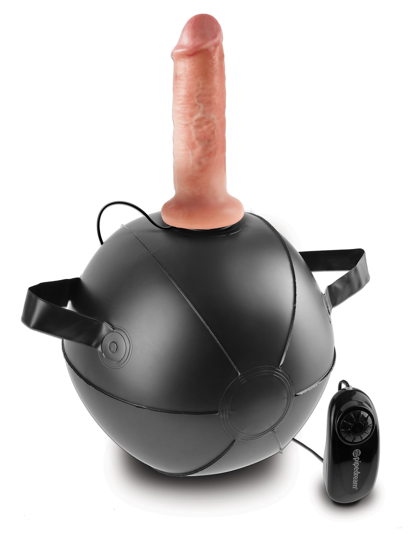 Vibrating Mini Sex Ball with 6" Dildo