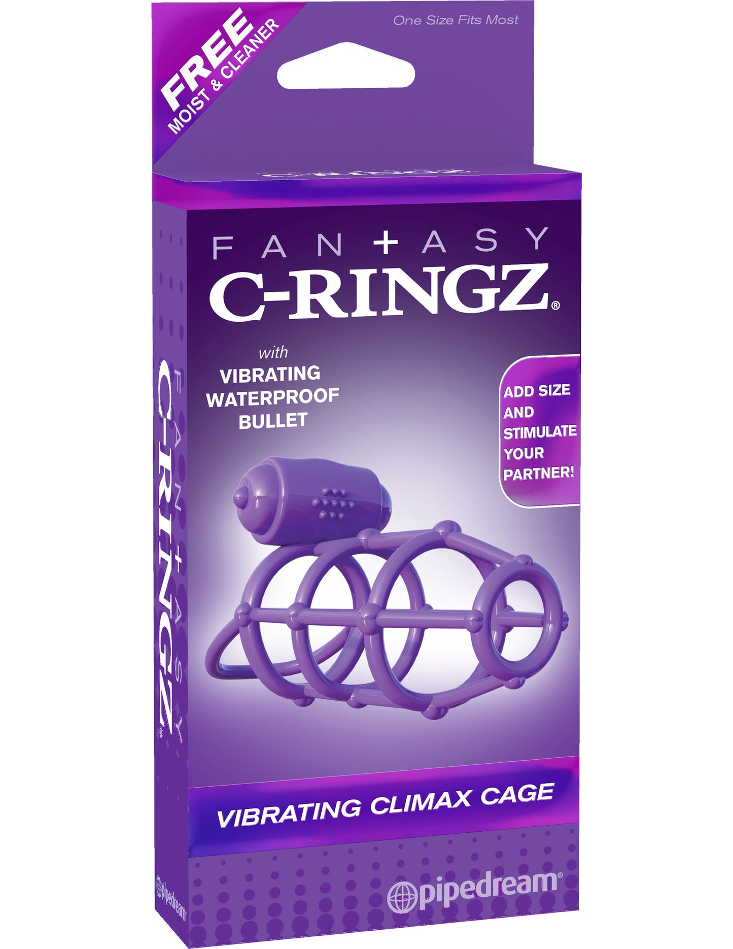 Fantasy C-Ringz Vibrating Climax Cage