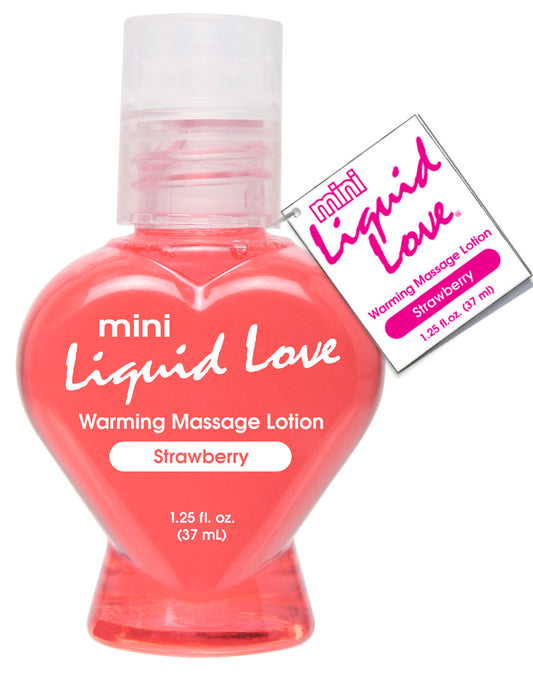 Mini Liquid Love Warming Massage Lotion Strawberry