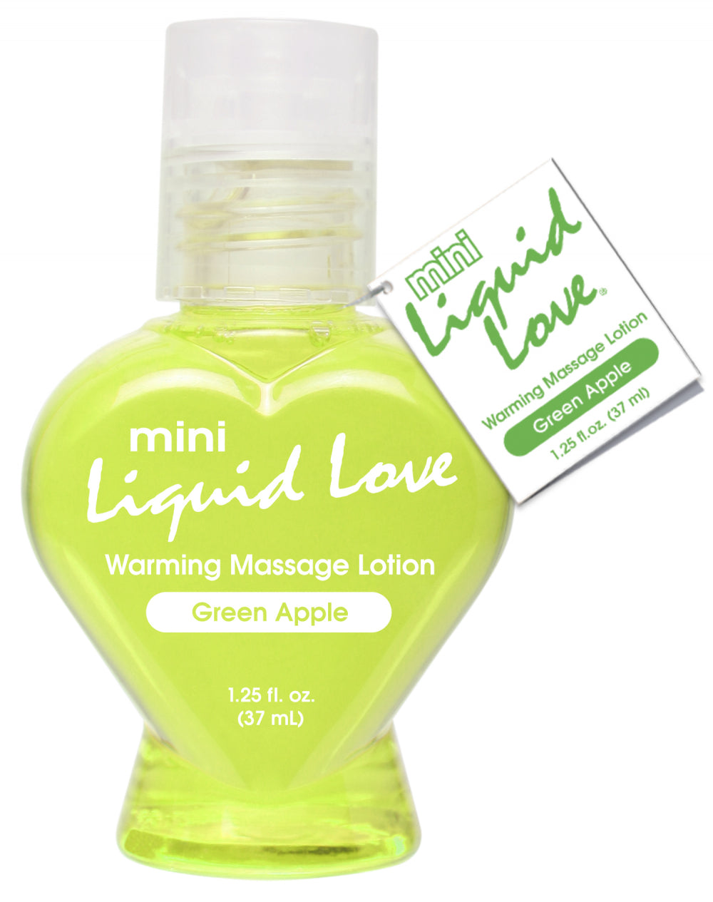 Mini Liquid Love Warming Massage Lotion Green Apple
