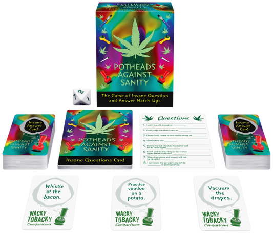 Potheads Against Sanity - Questions & Answers Match-Up Adult Party Game