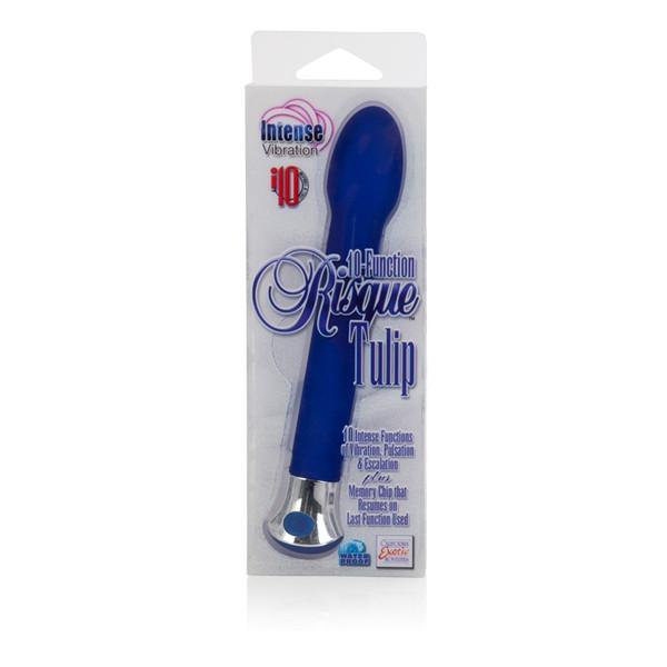 Risque Tulip 10 Function Waterproof G-Spot and Clitoral Vibrator