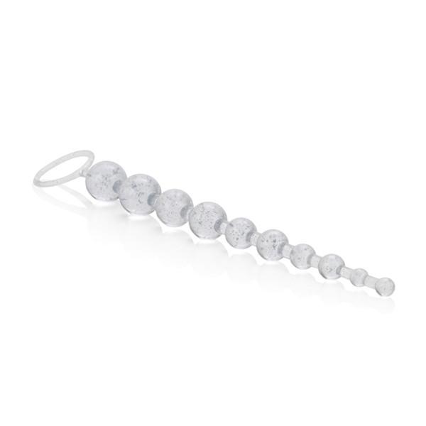X-10 Extreme Pure Gold Anal Beads in Platinum