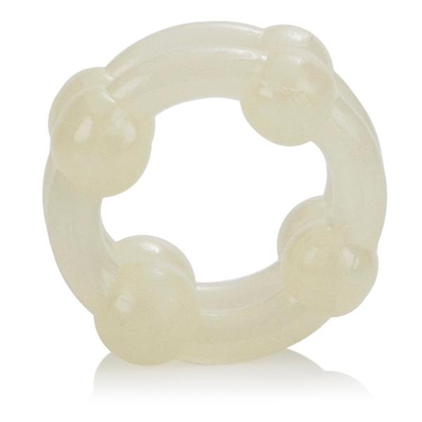 Silicone Island Ring Double Stacker in Glow in the Dark