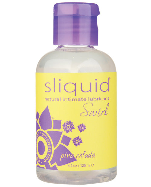 Sliquid Swirl Flavored Lube 4.2oz/125ml in Pina Colada